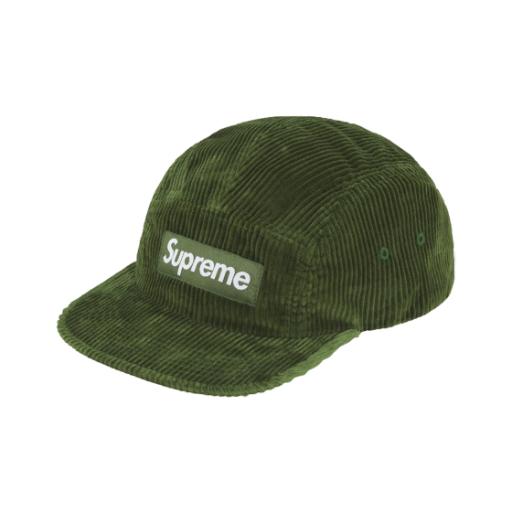 Supreme velveta kempinga cepure olīvzaļa -