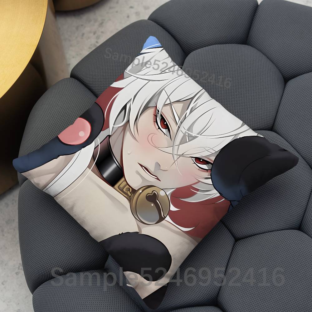 ADWD CCasper Grim A Date With Death Square Cushion Pillow Case Sofa BedroomLiving Room Backrest Multiple Size Washable Covers