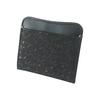 Inden-ya Inden Coin Purse Deer Leather Black X Black Lacquer Dragonfly Pattern 1208-01-008