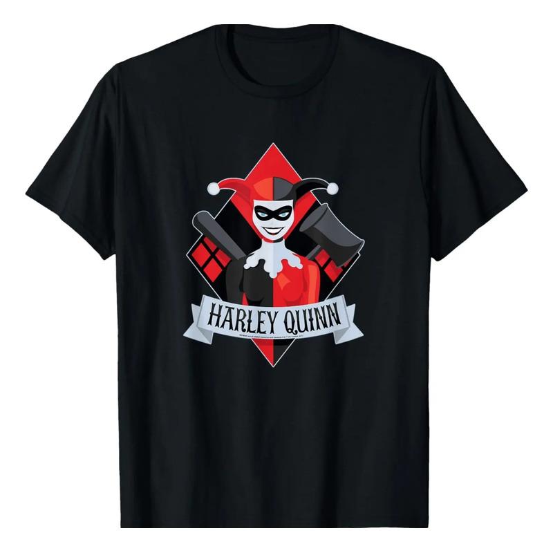Camiseta Con Retrato De Harley Quinn Diamond De Dc Comics S