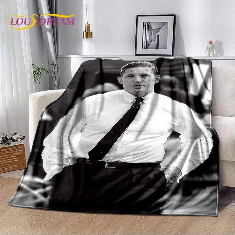 3D Printing Tom Hardy Actor Star Soft Plush Blanket,Flannel Blanket Throw Blanket for Living Room Bedroom Bed Sofa Picnic Cover