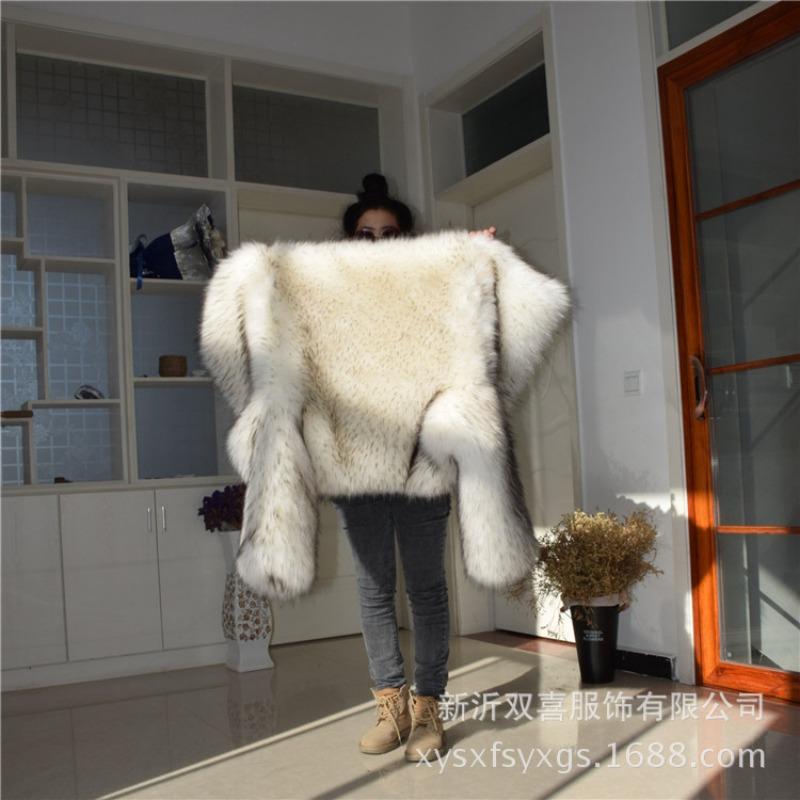 Winter New Casual Coat Women's Thickened Warm Raccoon Fur Coat