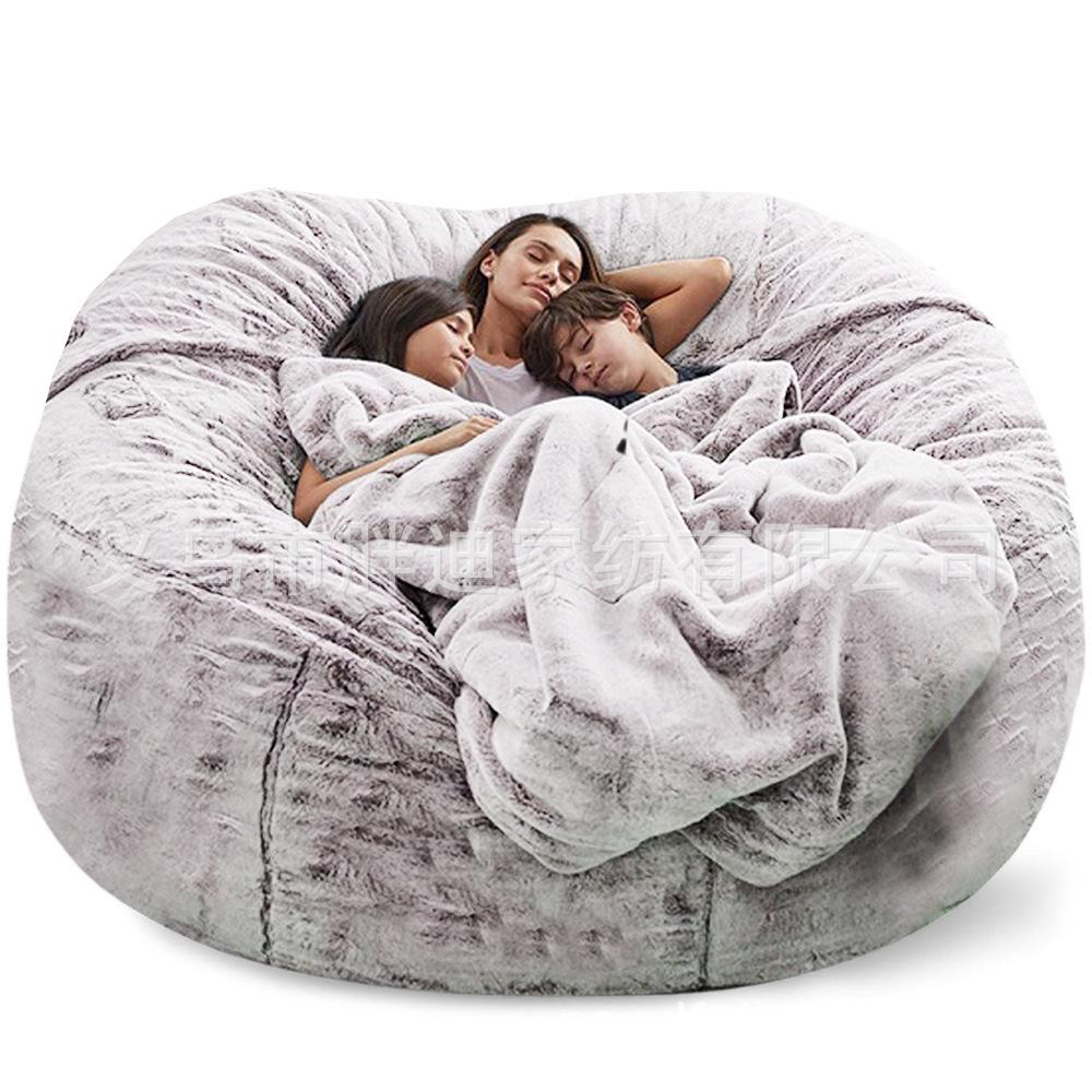 Lazy Sofa Bean Bag - Round Sponge-Wrapped Tatami Cover