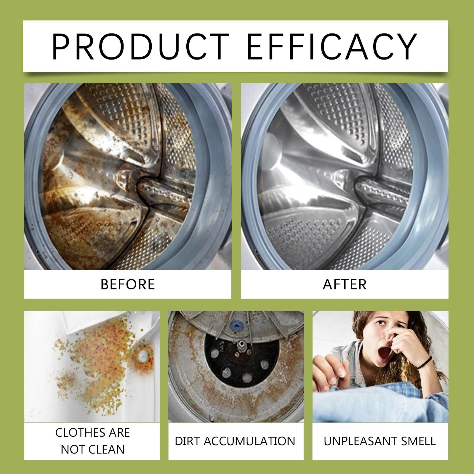 Средство для чистки бака стиральной машины Шипучие таблетки Полностью автоматические — фото 8