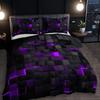 Soft Geometric Print Duvet Cover Set Nordic Style Bedding Bedroom Guest Room
