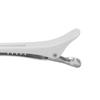 6Pcs Professional Hair Clips NonSlip Dividing  bill Hair Clips for Hair Cutting Styling(White )