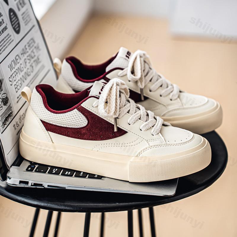 Fashion 2025 New Men's Low Top Niche Design Thick Soled Casual Shoes Fashion Trend Versatile Mesh Breathable Comfortable Chunky sneakers