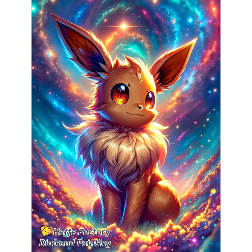 Magische Elf Snorlax Squirtle Diamond Painting Kunst Diy 5d Cartoon Eeveee Charmander Kruissteek Mozaïek Huisdecoratie Cadeau