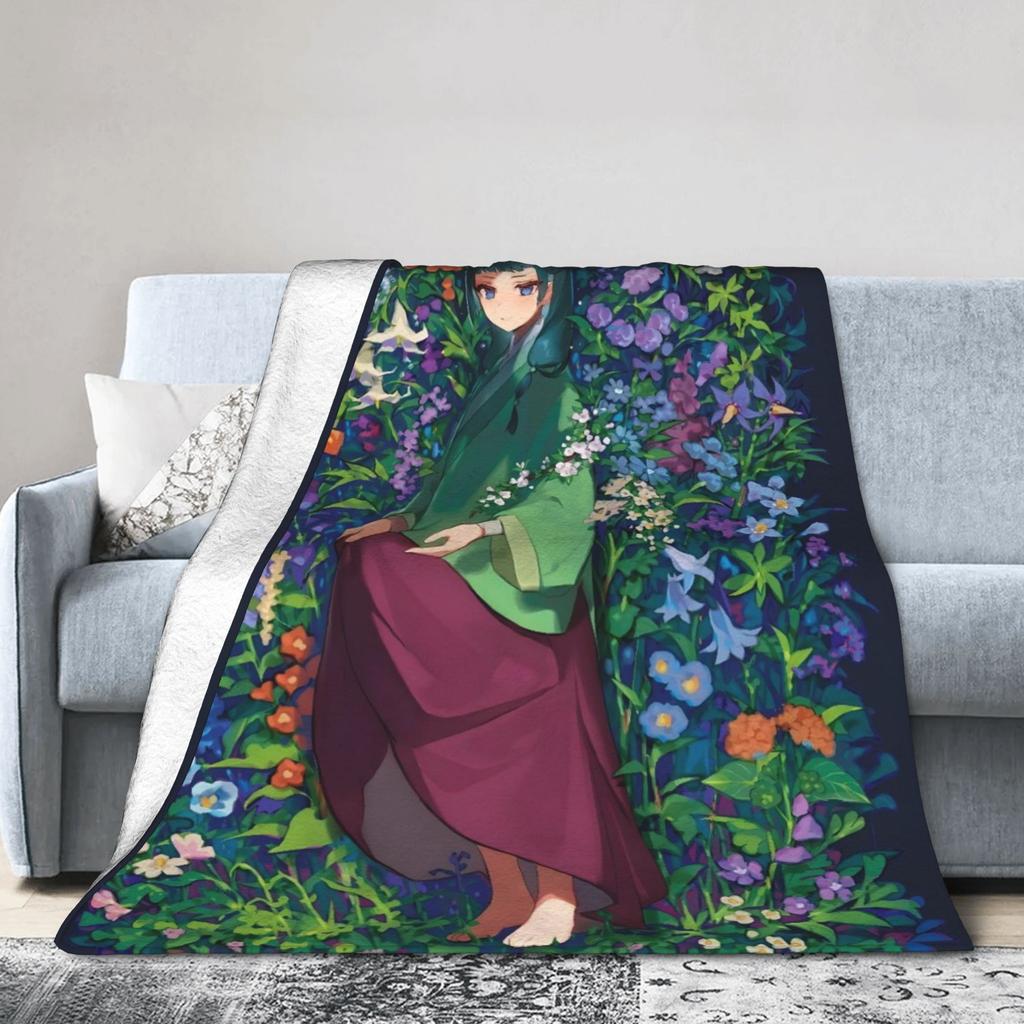 The Apothecary Diaries Anime Maomao Blanket Velvet Autumn/Winter Thin Throw Blankets for Bed Travel Bedding Throws