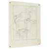 Vintage Court Lady Sketch Metal Wall Art European Style Home StudyDecorative Hanging Plaque