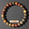 Beaded bracelet powder crystal garnet natural stone tiger's eye stone bead string natural crystal bracelet design
