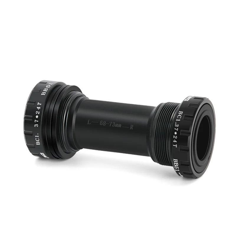 BB68-73mm Bicycle Bottom Bracket Adapter Crank 1.37/24mm For Road Bike Hollowtech Central Axis Aluminum Alloy MTB Accessories