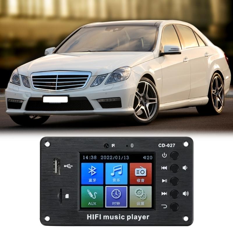 Upgrades MP3 Playback Panel with 2.8" Display Blue Tooth 5.1 LCD Display with Stereo Output Blue Tooth Connectivity