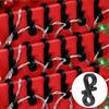 Christmas Ornament S Shaped Hooks Plastic String Light Gutter Hook DIY Outdoor Lights Clips Hanging Hook Holiday Decoration