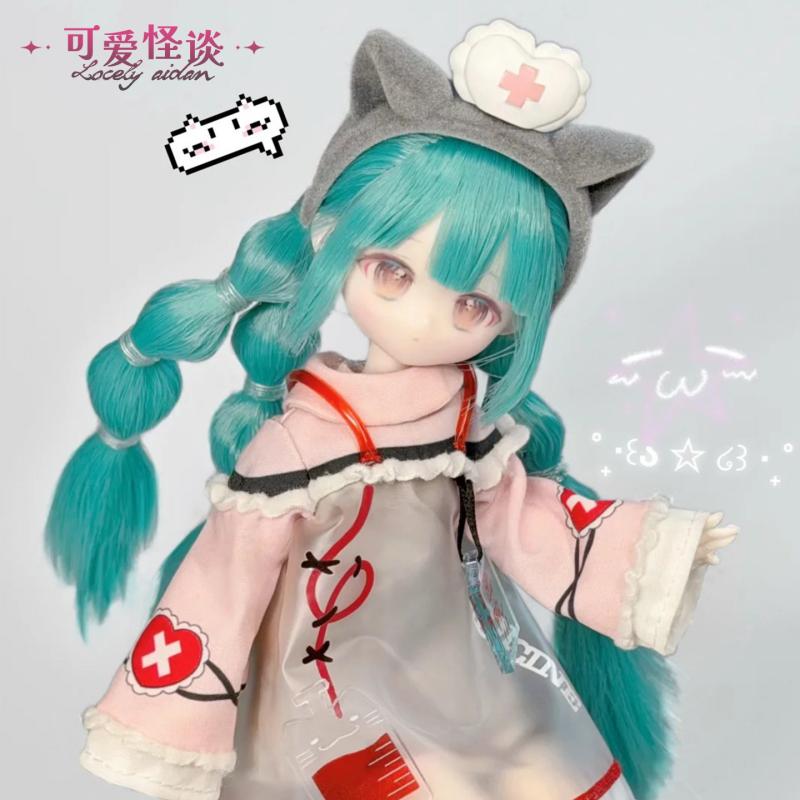 Authentic Inedible Dolls  8 Points Implanted Hair Bjd Doll Cute Mysterious Anime Figure Desk Decoration Trendy Toy Gift