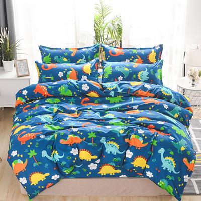 3-teiliges bedrucktes Bettwäscheset - weiches Polyester, maschinenwaschbar, beinhaltet 1 Bettbezug und 2 Kissenbezüge für Schlafzimmer, Gästezimmer