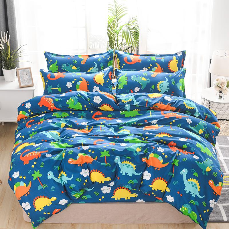 3-piece Printed Bedding Set - Soft Polyester, Machine Washable, Includes 1 Duvet Cover and 2 Pillowcases for Bedroom, Guest Room