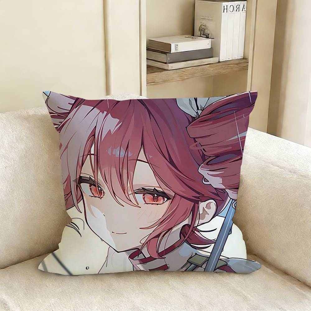 Cute Girl K-Kasane T-Teto Various Sizes Square Pillow Case For Car Home Bedchamber Decor