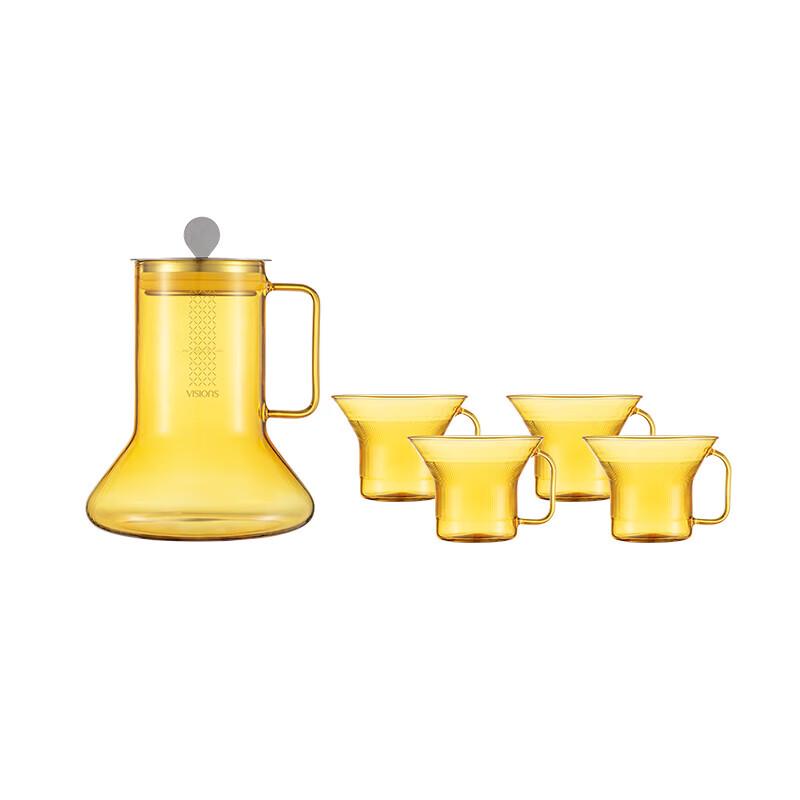 VISIONS Corning Crystal 5-Piece Tea Set