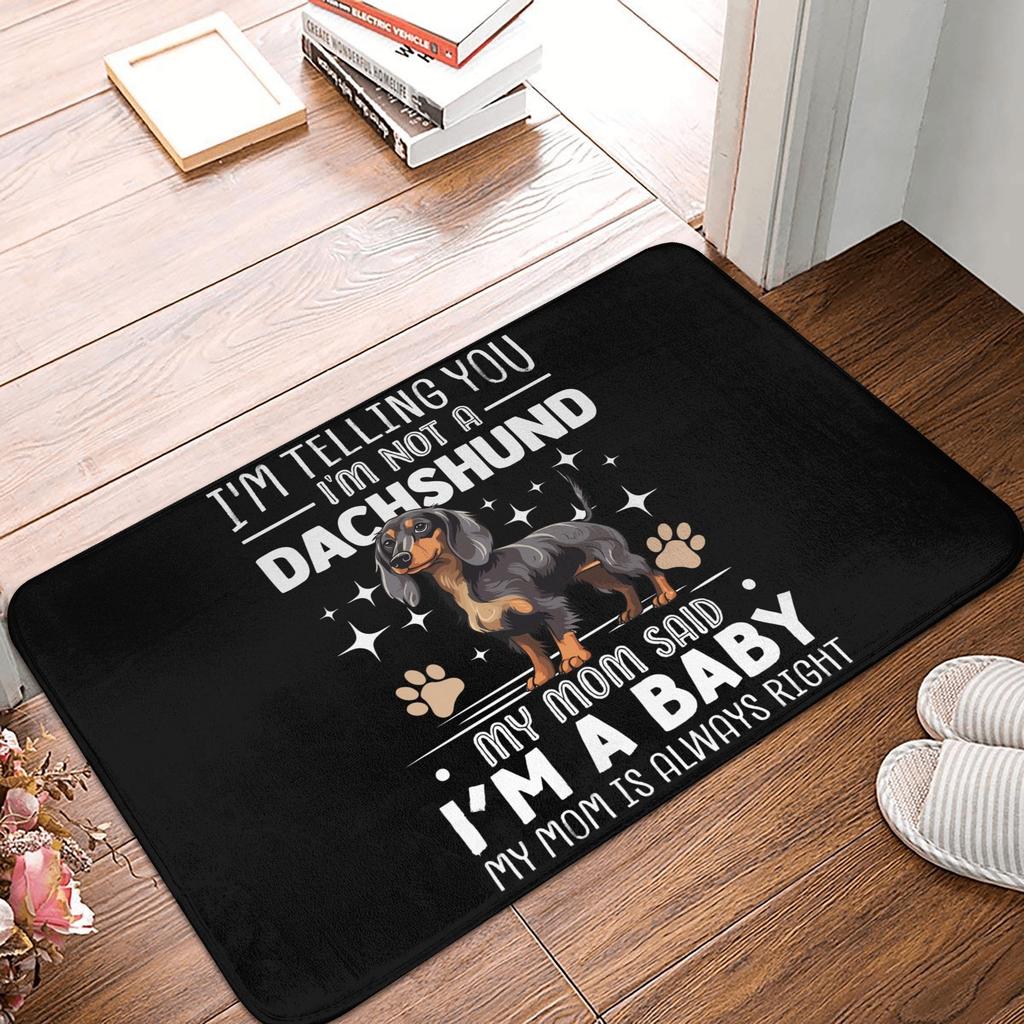 Tappetino Carino Chihuahua Zerbino Antiscivolo Mamma Cane Bagno Cucina Toilette Tappeto 40*60cm