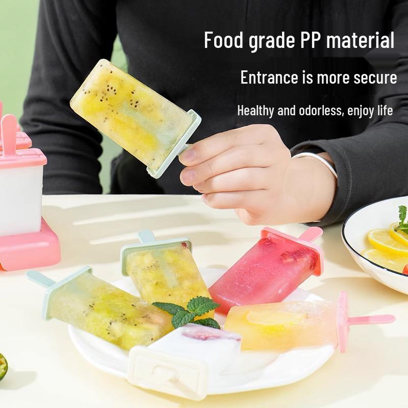 Eisform für selbstgemachte Eis am Stiel mit Deckel - Perfekt für gefrorene Leckereien für Kinder!