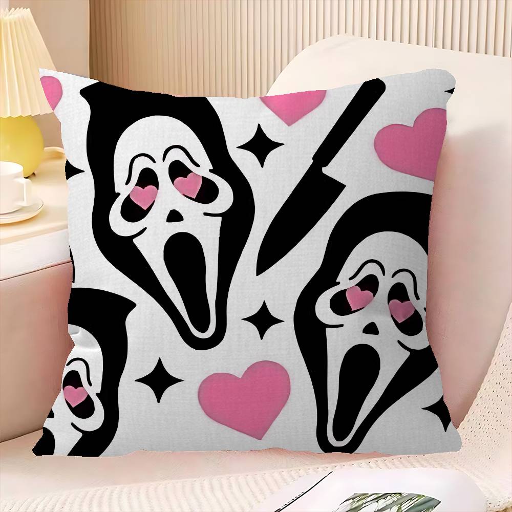 S-SCREAMS Horror Movie Pillowcases Home Bedding Decorative Pillow Cover Wedding Super Soft Pillow Case