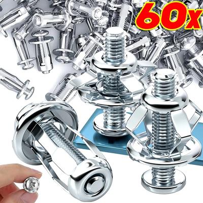 Wholesale Jack Nuts Screw Petal Anchors Expansion Plugs Board Wall Fasteners Handware Fixing Screw Bolt Metal Rivetnut M4 M5 M6