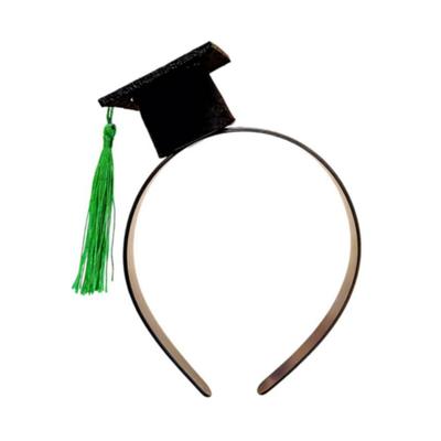 Hair Pin Felt Tassel Mini Bachelor Hat Style Decor Headband Easy To Wear Lightweight Hairpin Hair Accessory