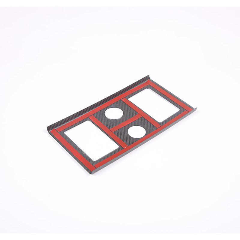 Real Carbon Fiber For Range Rover Vogue L460  Car Center Control Shift Panel Frame Decorative Sticker Car Accessories