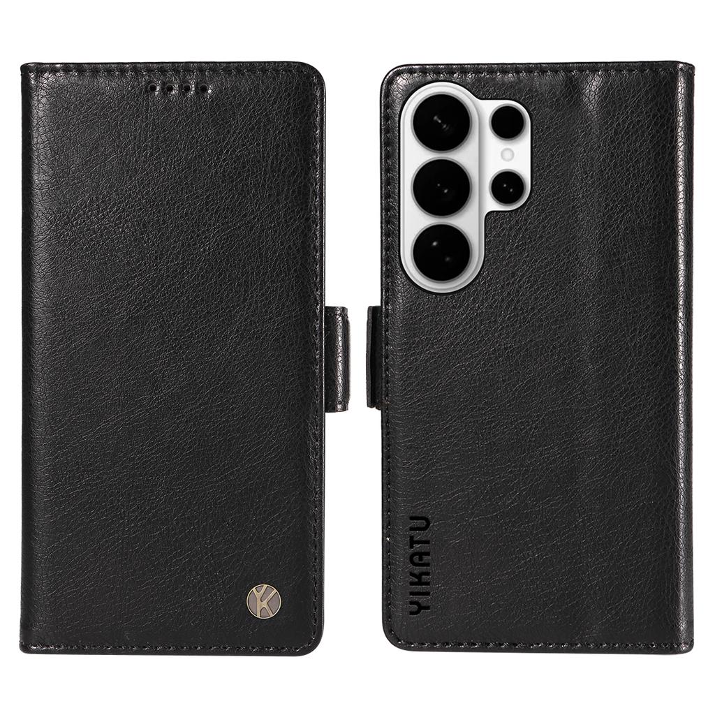 For Samsung Galaxy S26 Ultra Case YIKATU YK-007 Litchi Texture PU Leather Wallet Phone Cover