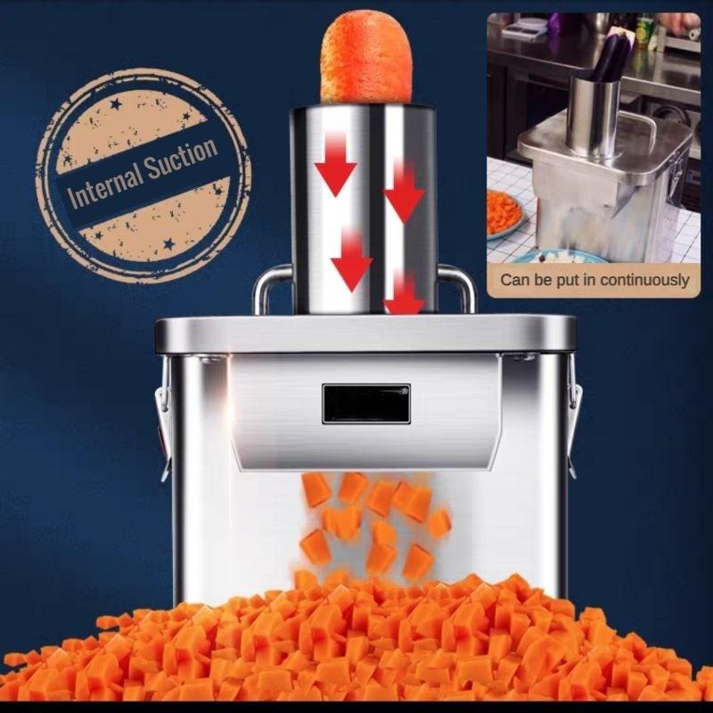 250W Portable Kitchen Onion Chopper Electric Diced And Sliced Machine Multifunction Potatoes Carrots Dicing Salad Maker