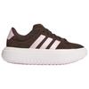 Adidas GRAND COURT PLATFORM Skateboard Shoes Women's Brown Pink KI5137