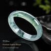 Ice-Seed Jade Bracelet Floating Flower Round Bangle Bracelet Green Jade Bangle  Girlfriends