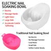 Electric Nail Soaking Bowl Bubble Vibration Hand Spa Massage Machine Manicure Tool