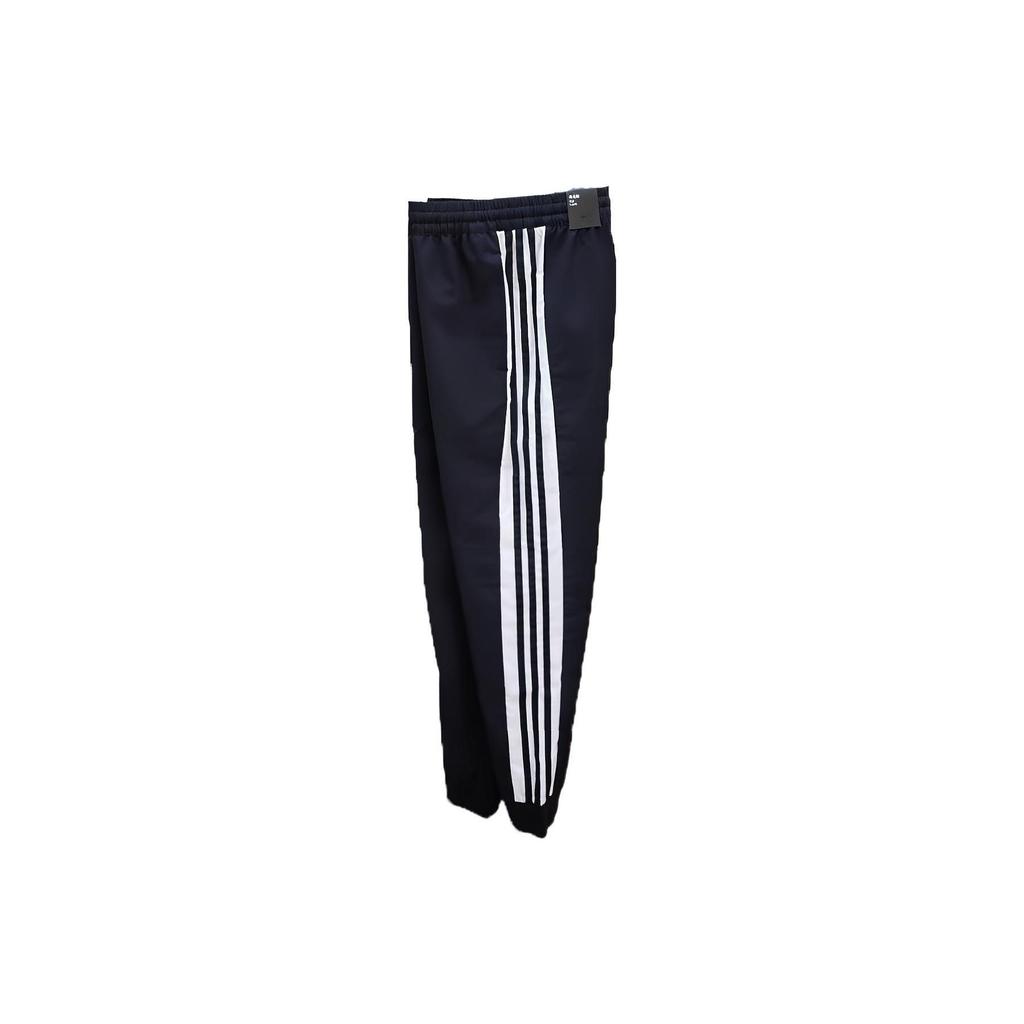 Adidas Logo Print Elastic Waist Tapered Joggers Women Bottoms Black HY2883