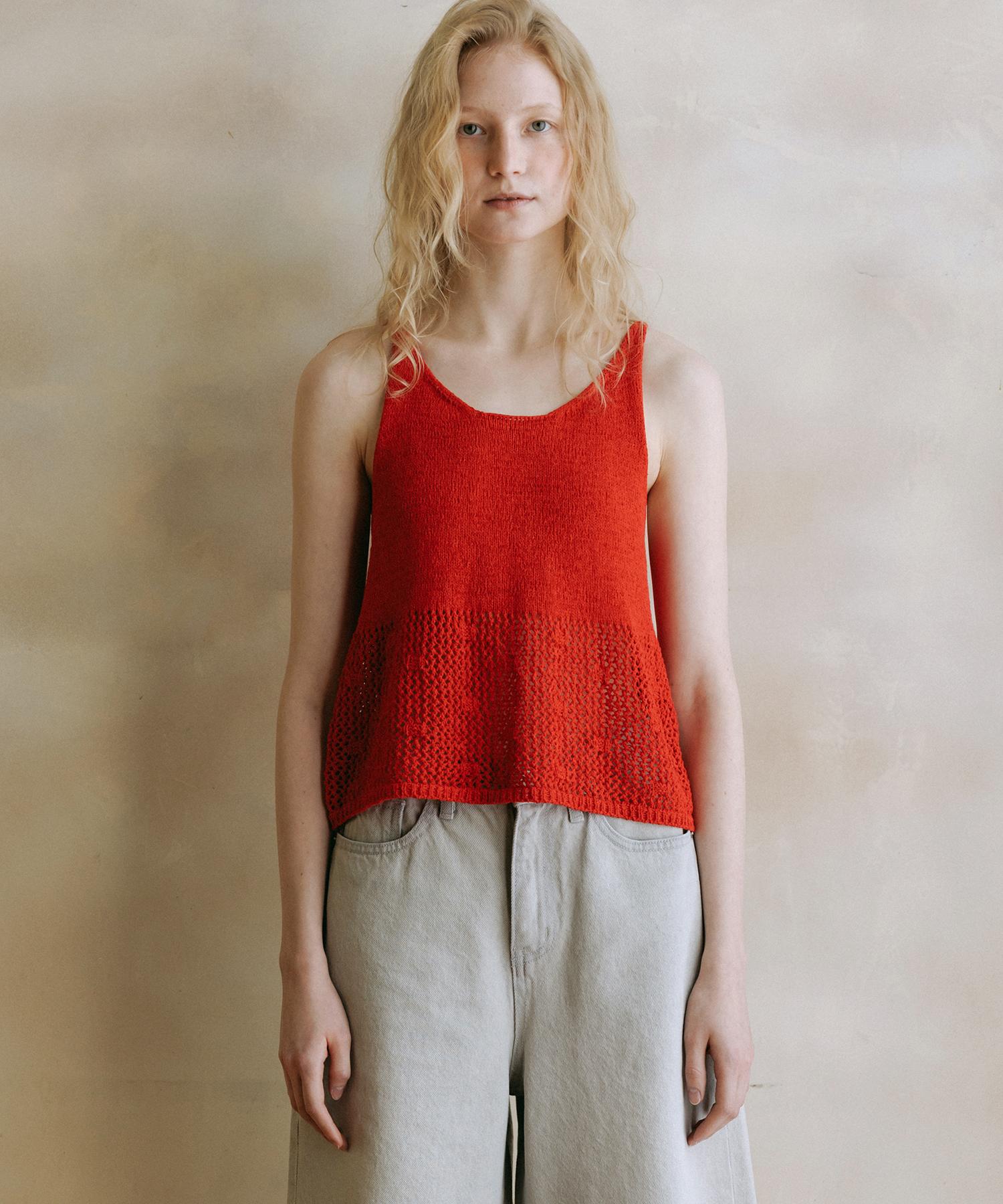 Annies Lizzy Knit Sleeveless (Red) Red