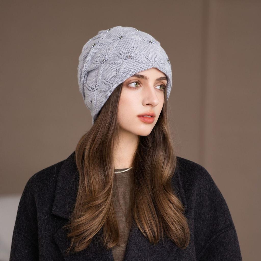 Autumn and Winter Knitted Stacking Cap, Ear Protector, Warm Sleeve, Wool Cap