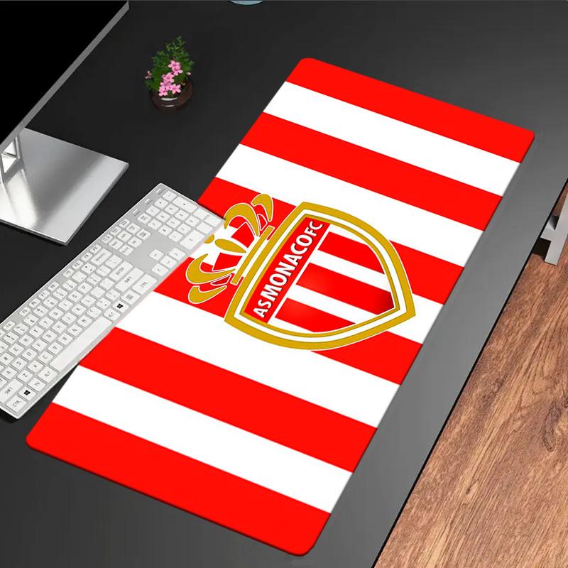As Monaco Fc Crest Mouse pad Mouse pad, Gaming Mouse Pad, keyboard pad, Desk Decor for computer notebook Fan Gift Birthday Gift