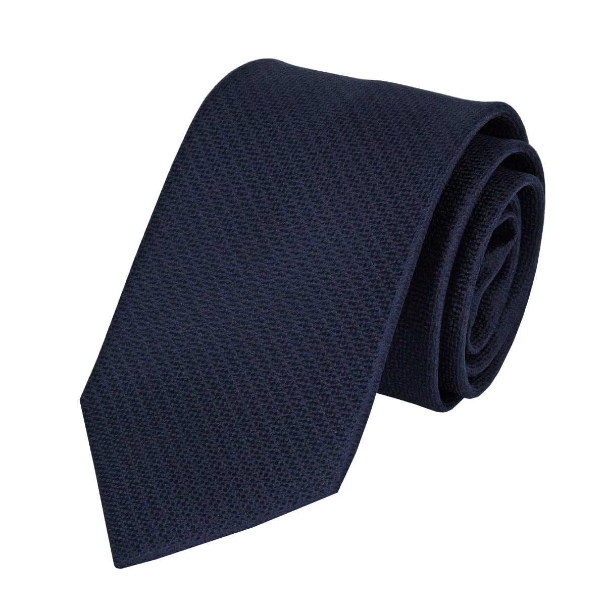 

[Milano Alpha] Necktie, Brand Silk, Water-Repellent Fabric, Double-Layered Construction, Men s Business Tie, Plain, Regular Tie, Solid Design, 01