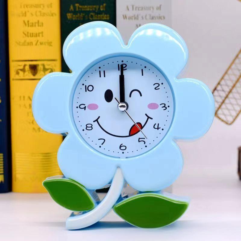Creative Flower Alarm Clock Children's Bedside Cute Clock Student Birthday Gift Bedside Fashion Table