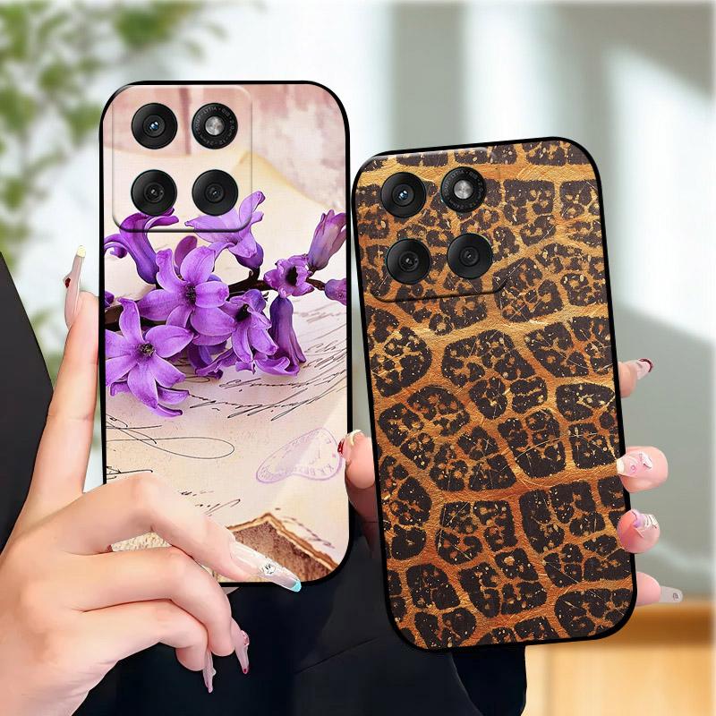 For Motorola Edge 70 5G Case Soft Silicone TPU Fashion Animal Flower Phone Cover For Motorola Moto X70 Air 5G Protective Shell