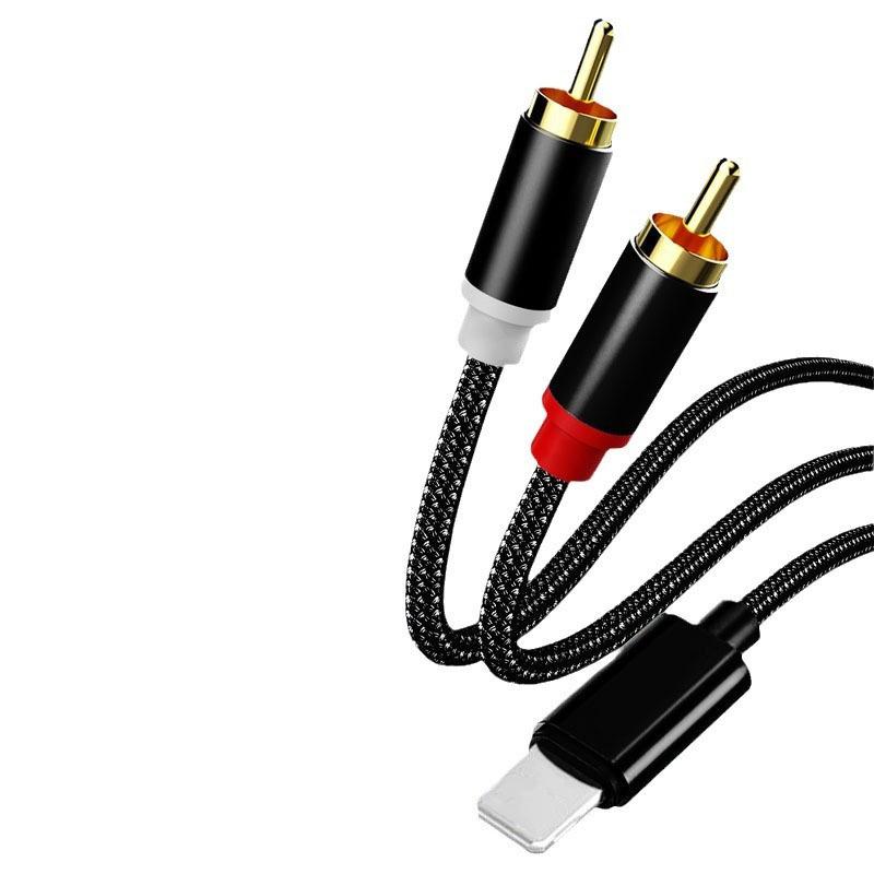 Apple Dual Lotus Audio Cable: Connects Apple Phones to Amplifiers