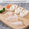Set of 2 Cute Cats Shaped Rice Molds for Fun Meal Preparation Animal Shape Sushi Mould Mashed Potato Baking Supplies