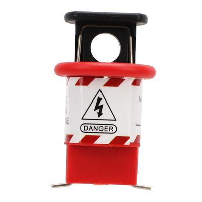 Pin Out Circuit Breaker Lockout Heat Resistant Nylon PA Push Button Circuit Breaker Lockout Device