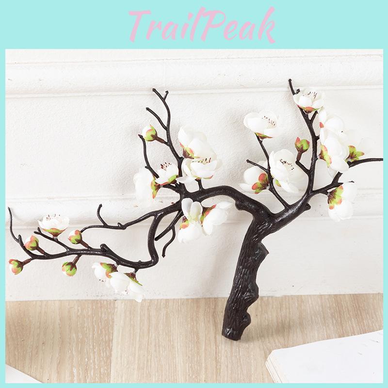 Mume Prunus Potted Simulation Artificial Flower Home Living Room Decoration