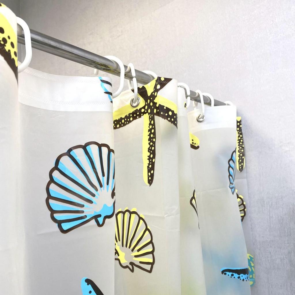 Wasserdichter PEVA-Badezimmervorhang: Dicke, lochfreie, feuchtigkeitsbeständige Toilettentrennwand