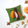 Simple Casual Fresh Elegant Simple Flower Art Cushion Cover Washable Linen Pillowcase Soft  for Daily Sofa Bed Home Room Decor
