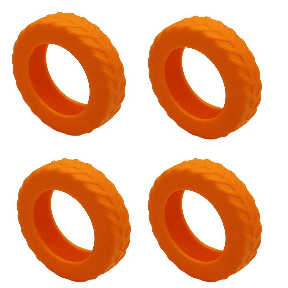

4Pcs Silicone Luggage Wheels Protector Suitcase Parts Axles Reduce Wheel Wear Travel Luggage Caster shoes