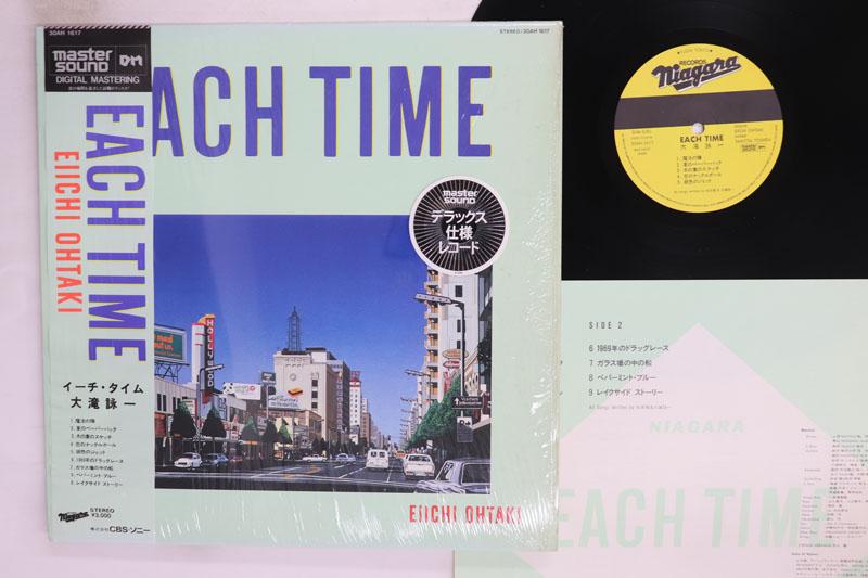

LP Record EIICHI OHTAKI Each Time Master Sound 30AH1617 NIAGARA 1984 Japan Obi Japanese PopRock Used