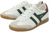 Gola Classics Men's Torpedo Leather Trainers White/evergreen/deep Red